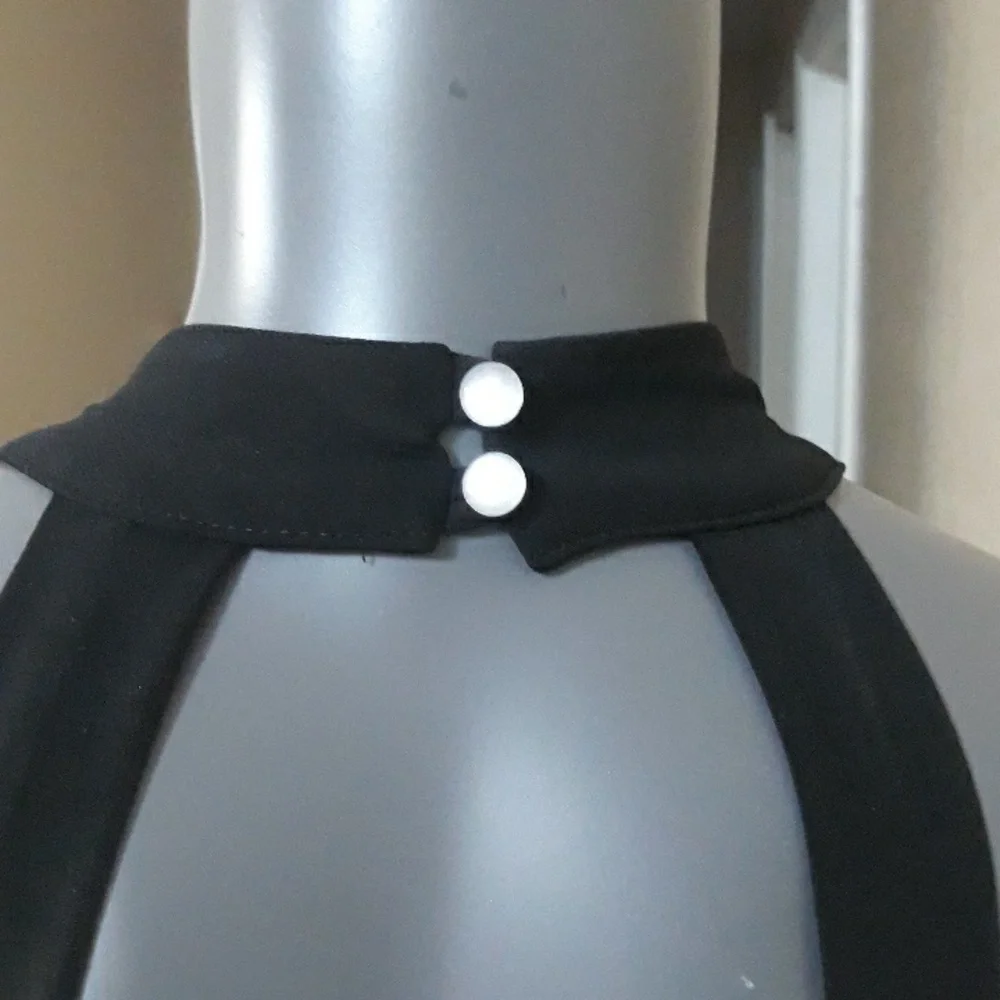 Boston Proper Mock Neck Halter Top - Picture 9 of 14